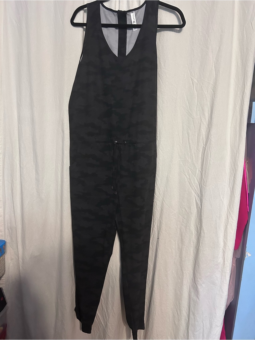 Kyodan Black Camo Sleeveless Jumpsuit